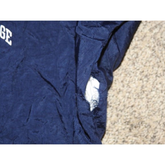 Vintage 1990s Ithica College Champion Pullover Cotton Lined Windbreaker Medium - Picture 5 of 10